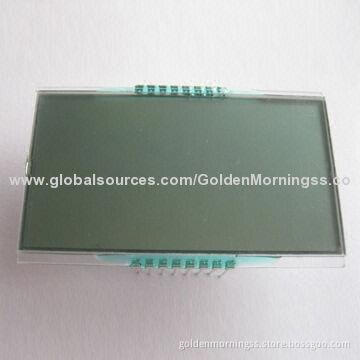 Custom 7-segment LCD panel, TN positive